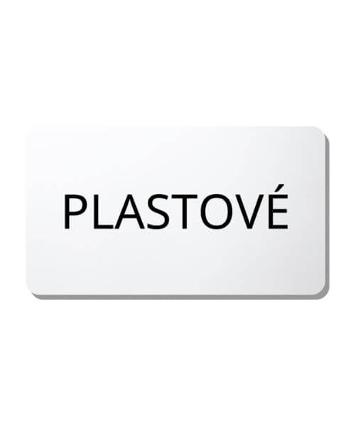 plastové etikety